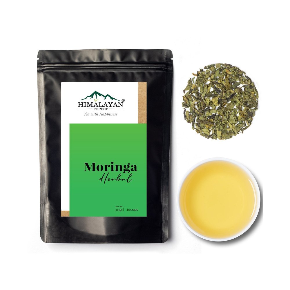 Leaves Oxidation And Drying Himalayan Forest Moringa Herbal Tea, Packaging Size: 100 Gm