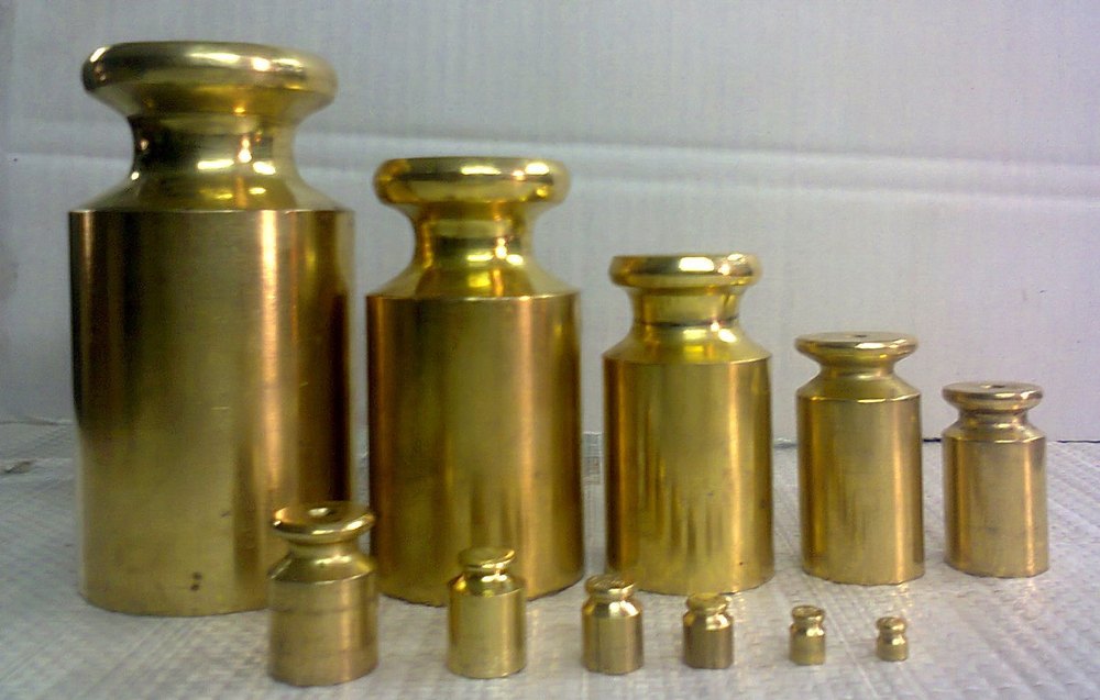 Brass Weights for Scale Testing