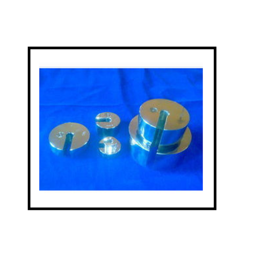 Mirror Finish Brass Slotted Mass, For Laboratory, Size: Standard