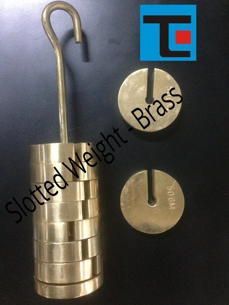 Thakar Enterprises Brass Slotted Weight, For Laboratory