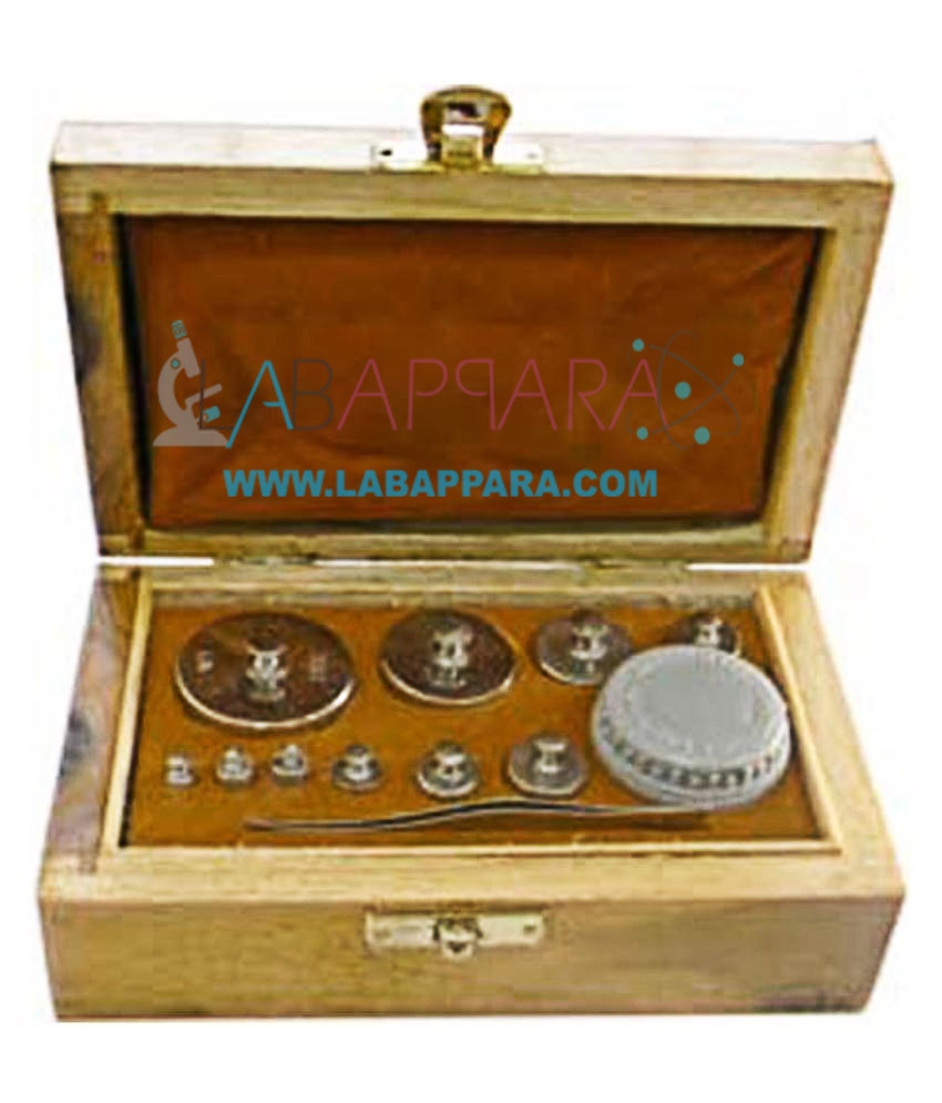 Brass Rectangular Labappara Weight Boxes Fractional, Capacity: 1 Mg To 500 Mg, Packaging Type: Wooden Box