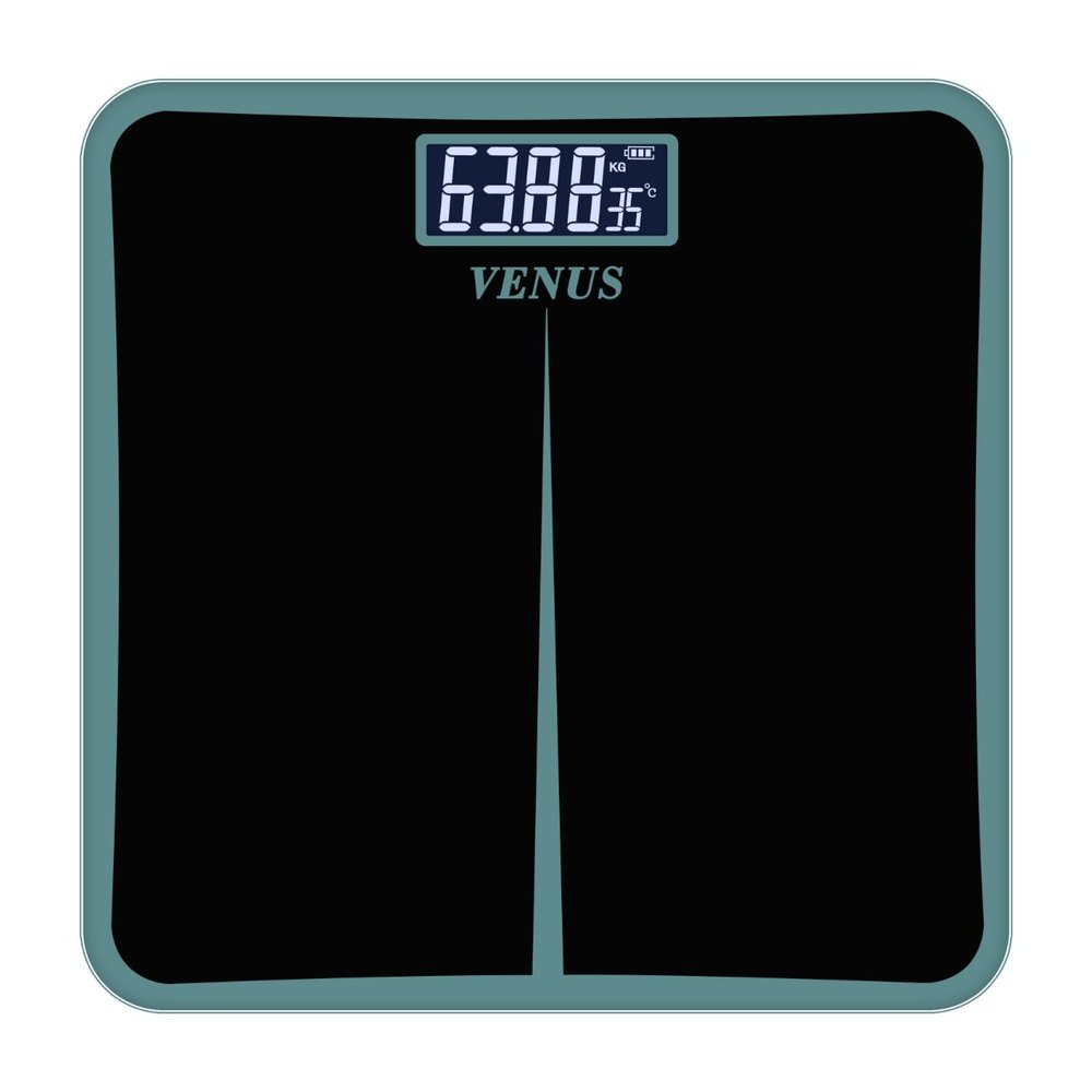 Venus LCD Personal Weighing Scale Machine, Battery, Maximum Capacity: 180 kg