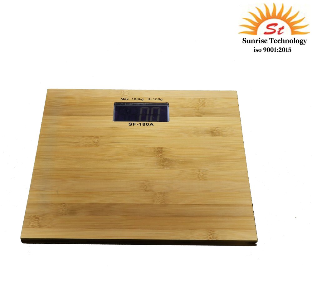 Personal Weighing Scale Wooden 180kg