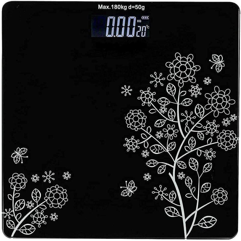 LCD Bathroom Scale, Battery, Maximum Capacity: 180kg