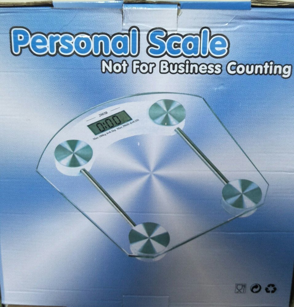 LCD Internal Personal Weighing Scale, For Home, Battery