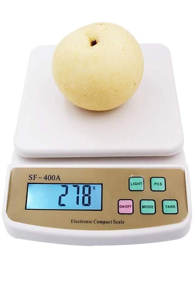 Digital Kitchen Scale Balance Multi-Purpose Weight Measuring Machine SF 400A Weighing Scale