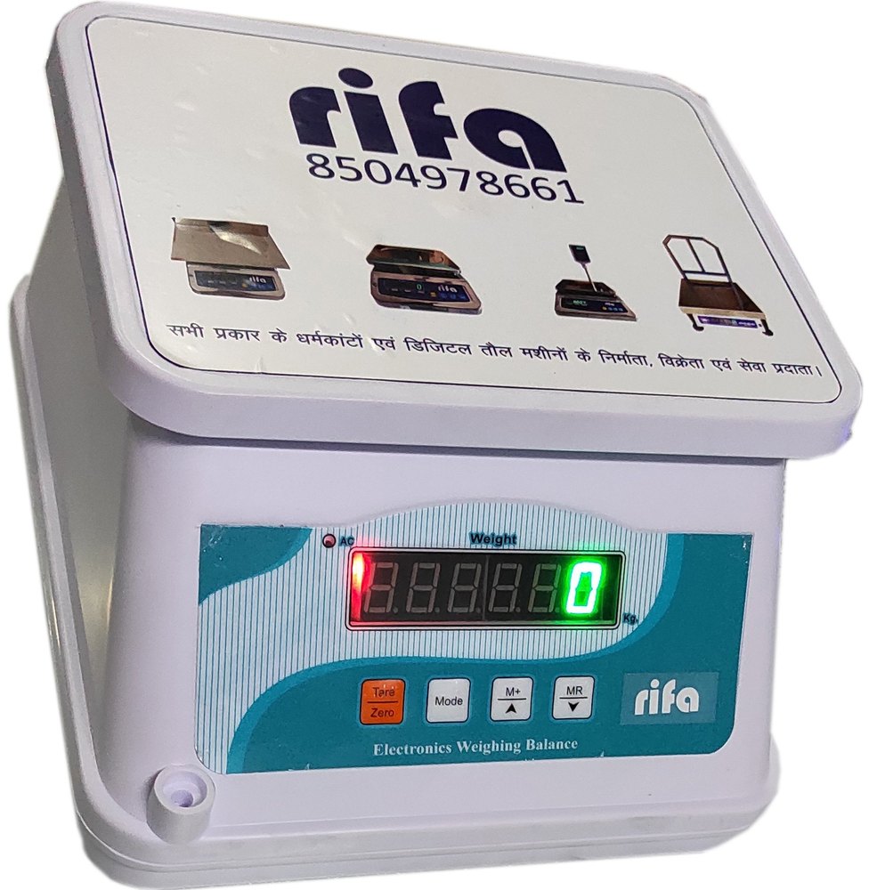RIFA Table Top Electronic Weighing Machine, For Grocery, Dairy, Model Name/Number: Chhotu-ABS