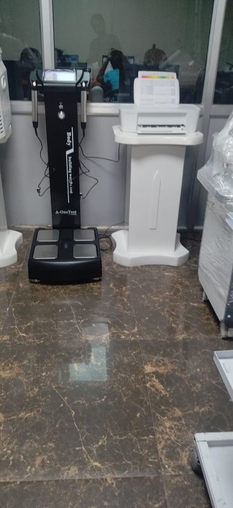 Stainless Steel Body Composition Analyser, Model Name/Number: Gs6, Display
