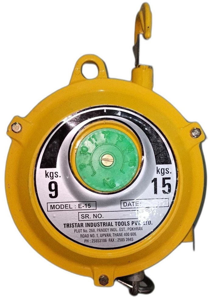 Mild Steel Tristar E 15 Spring Tool Balancer, Weight: 4.5 Kg, Size: 4.0mm (rope Dia.)
