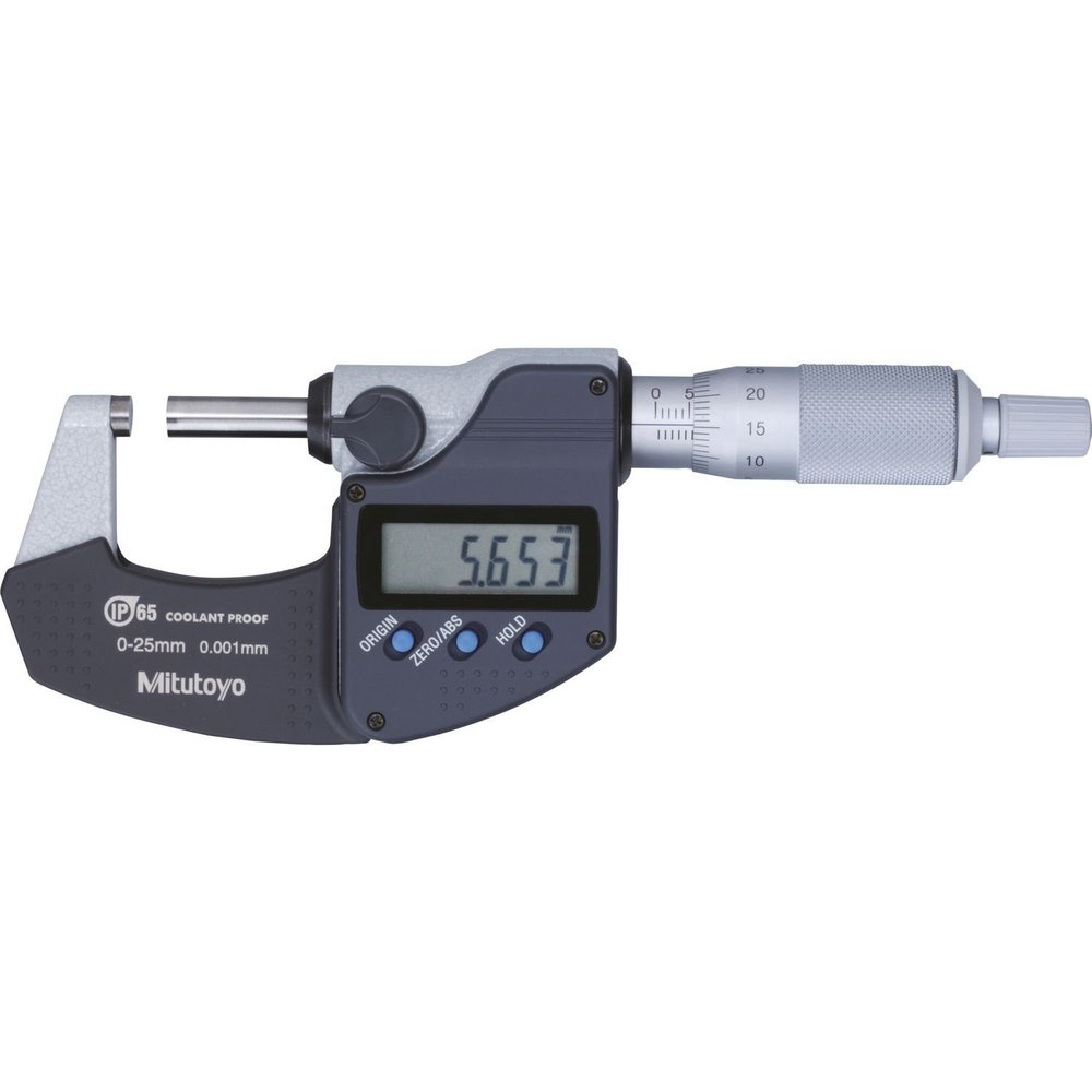 Mitutoyo 293-821-30 Digimatic Micrometer Digital Micrometers (0-25mm), MM-03