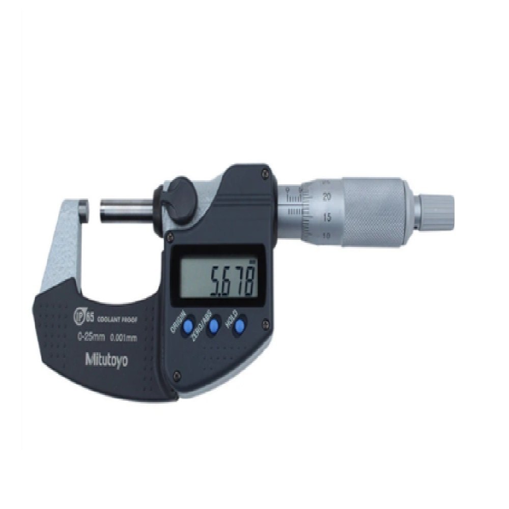 Mitutoyo IP 65 Digital Micrometer, Size: 6.5 mm X 25 mm X 2.5 mm, +-1 Um
