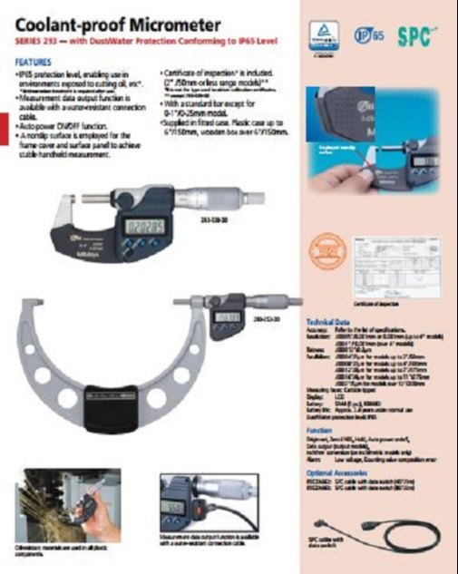 Analog Outside Micrometer