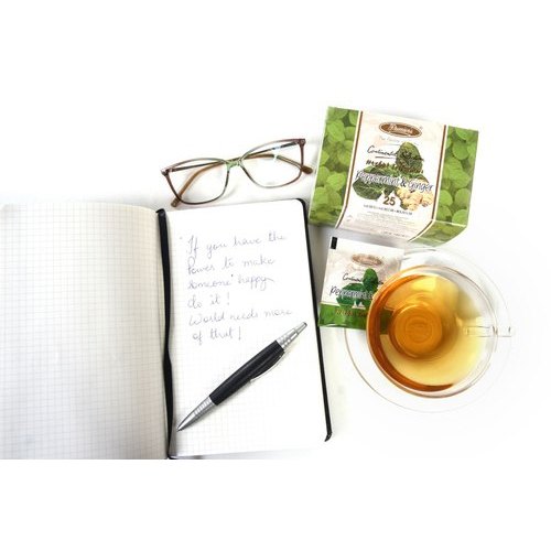 Premiers Peppermint & Ginger Herbal Tea, Caffeine Free, 25 Tea Bags, 37.5 GMS, No additives
