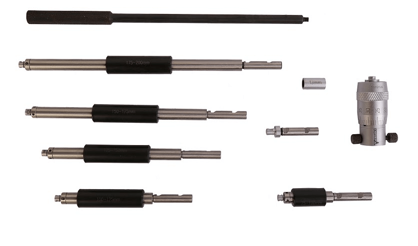 Stainless Steel Yuzuki Interchangeable Type Inside Micrometer, For Laboratory, 0.01 Mm