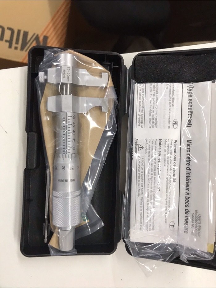 100 Mm Mitutoyo Inside Micrometer, For Laboratory, 0.01 Mm