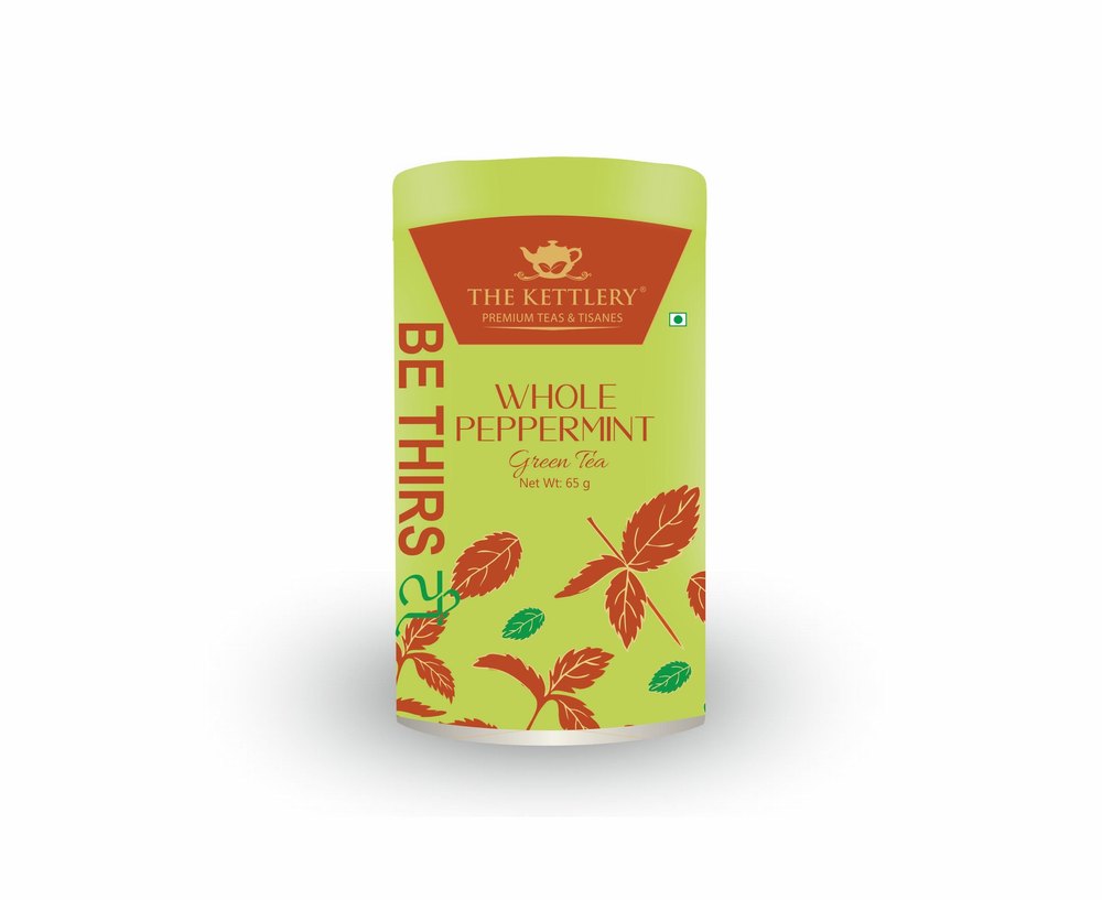 The Kettlery Whole Peppermint Detox Green Tea, Leaves, Packaging Size: 65 Grams