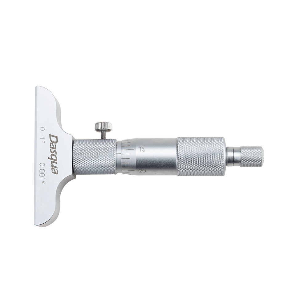 0-25mm Analog Dasqua Depth Micrometer, Model Name/Number: 4611-8106, 0.004mm