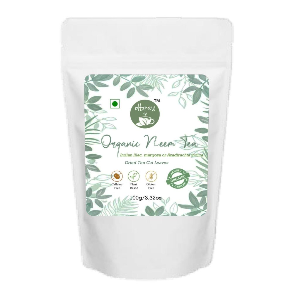 Loose Leaves Dbrew Organic Neem Tea - 100g Pack
