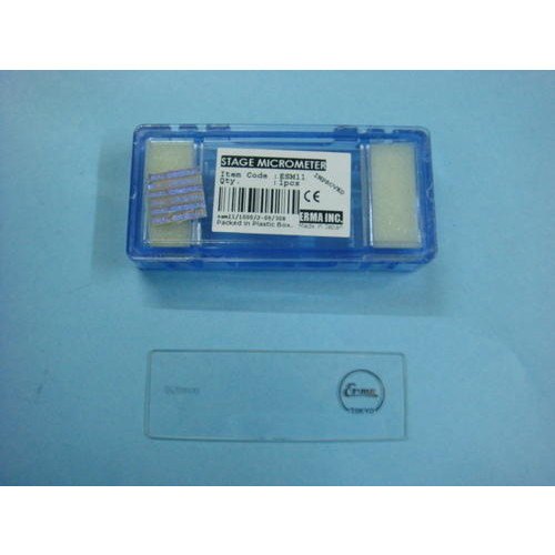 Analog Stage Micrometer, For Medical Laboratory, 0.01 Mm
