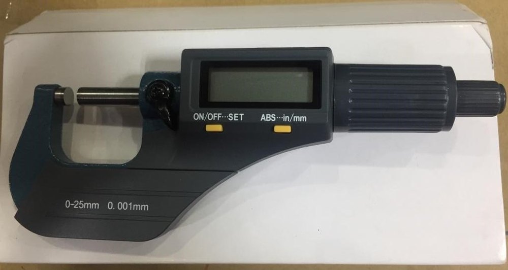 AQMEZZURE Digital Electronic Micrometer 0-25mm, For Industrial