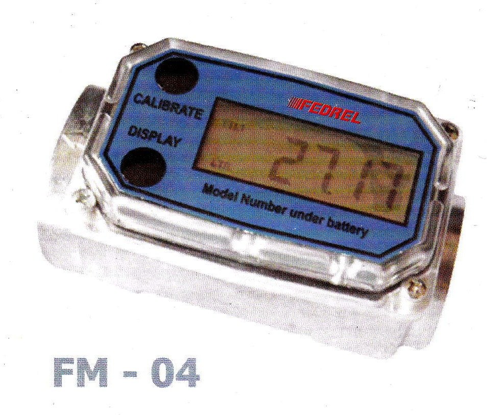 Digital Turbine Flow Meter Screwed