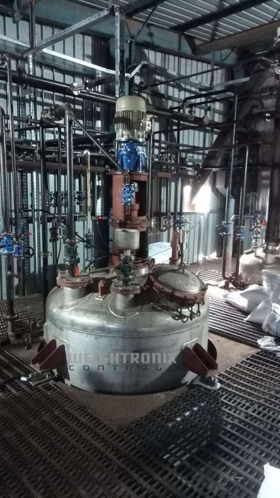 Mild Steel Reactor Weighing System