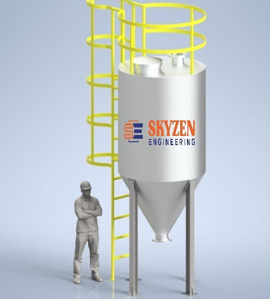 50 Hz Mild Steel Silo Weighing System