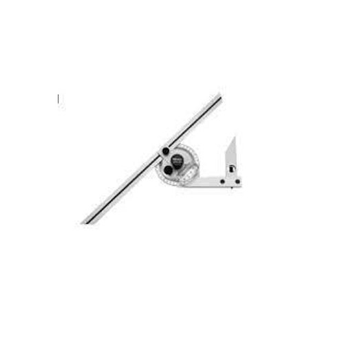 Insize Stainless Steel Universal Bevel Protractor, +/-2 Inch (+/-0.03 Deg )