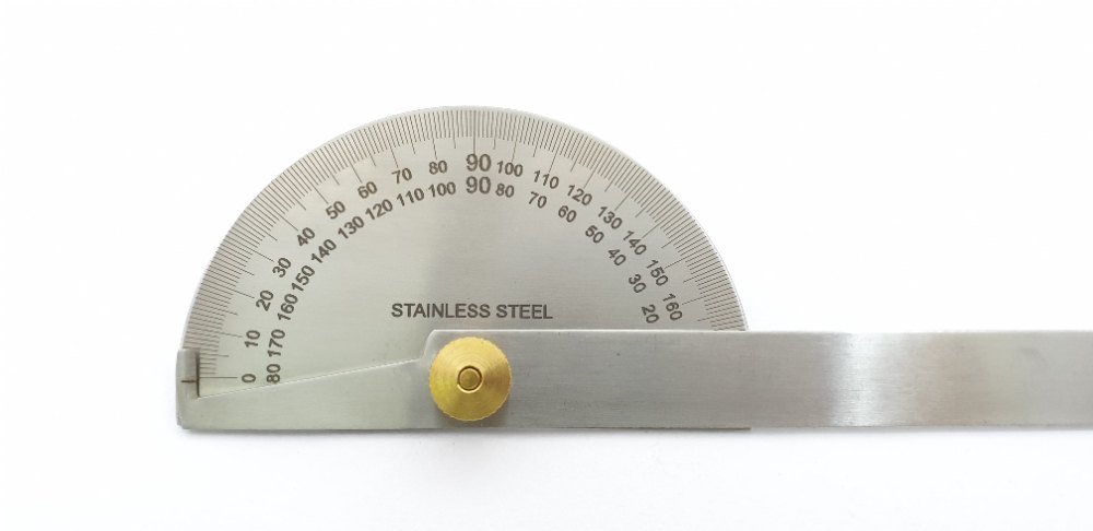 TTM Stainless Steel Degree Protrector, D Shape, Model Name/Number: Dp-cr