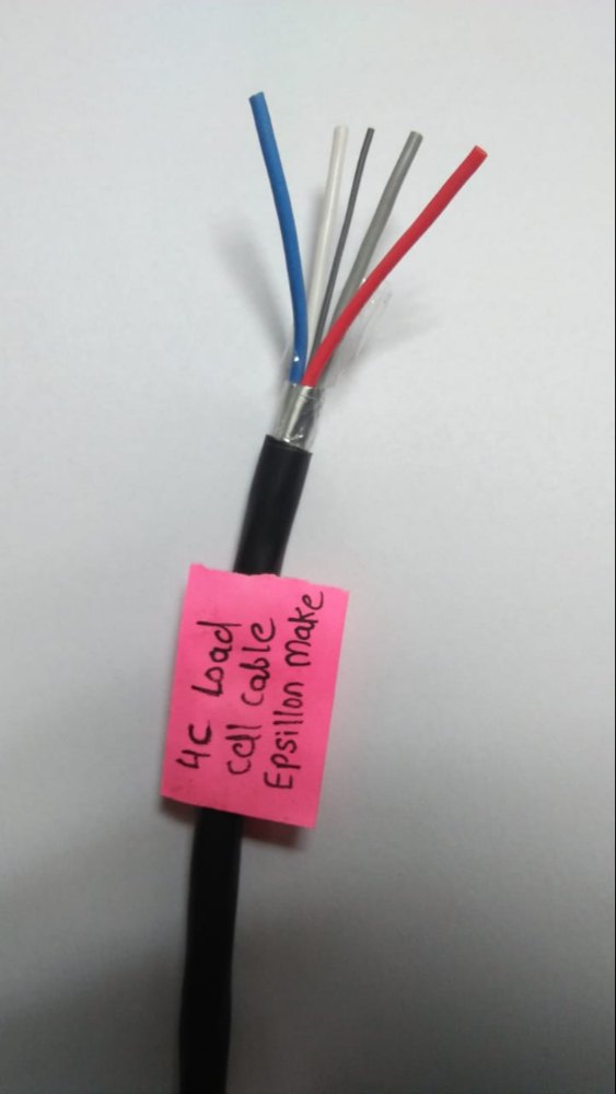 PVC 4C x 0.5 sq.mm Load Cell Cable
