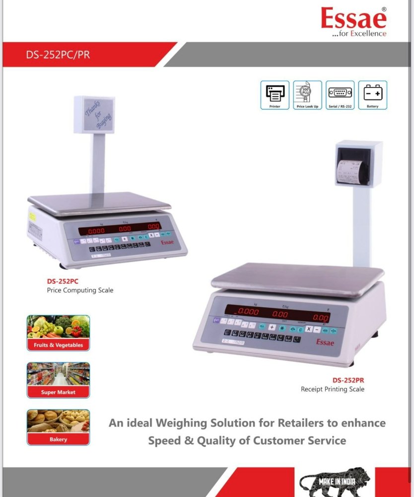 Essae Abs Plastic Ds-252pc/pr, Model Name/number: DS-252 PR, Accuracy: 5 Gm