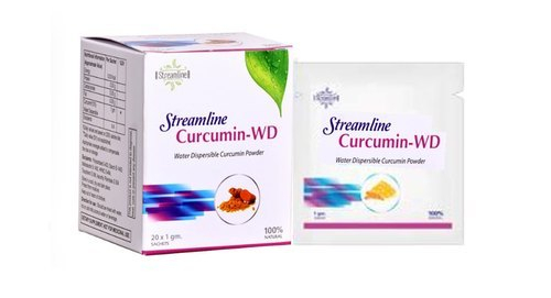 Water Soluble Curcumin Powder, 1gm, Sachet