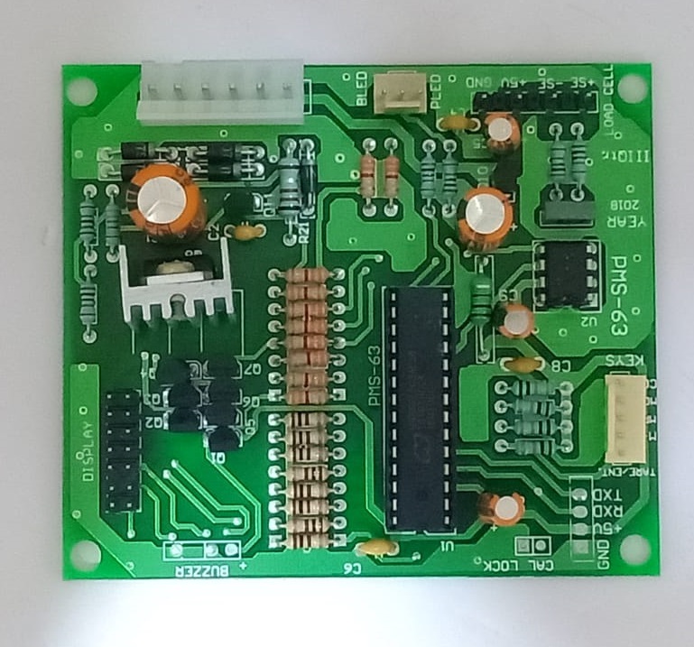 PMS 63 Motherboard, Weighing