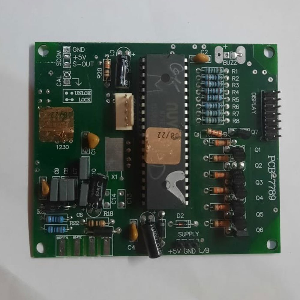 30V Fibreglass Electronic Weighing Scale Motherboard, Thickness: 8mm