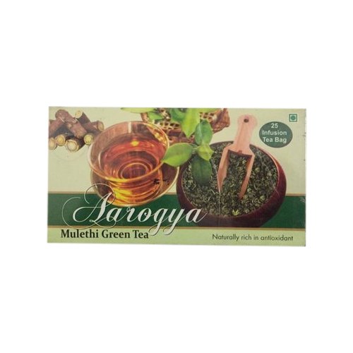 Aarogya Mulethi Green Tea, Packaging Size: Box, Leaves