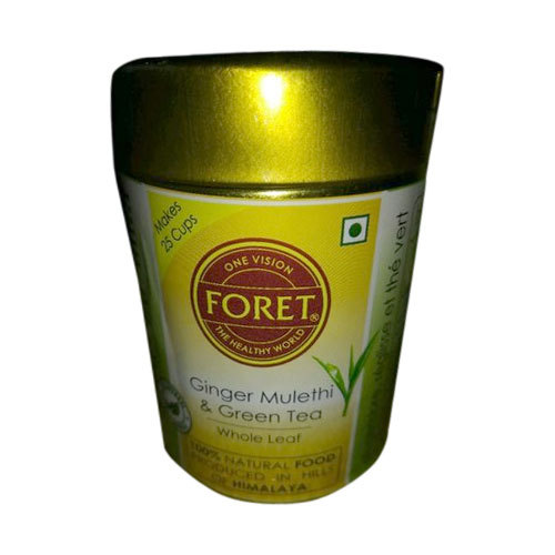 24 Month Ginger Mulethi Green Tea, Packaging Type: Can (Tinned), Pack Size: 50gm