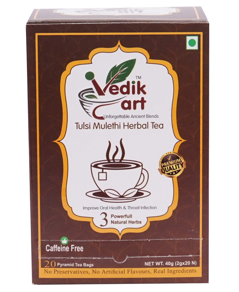 vedik art Tulsi Mulethi Herbal Tea Bag, Packaging Size: 1bag/1kg