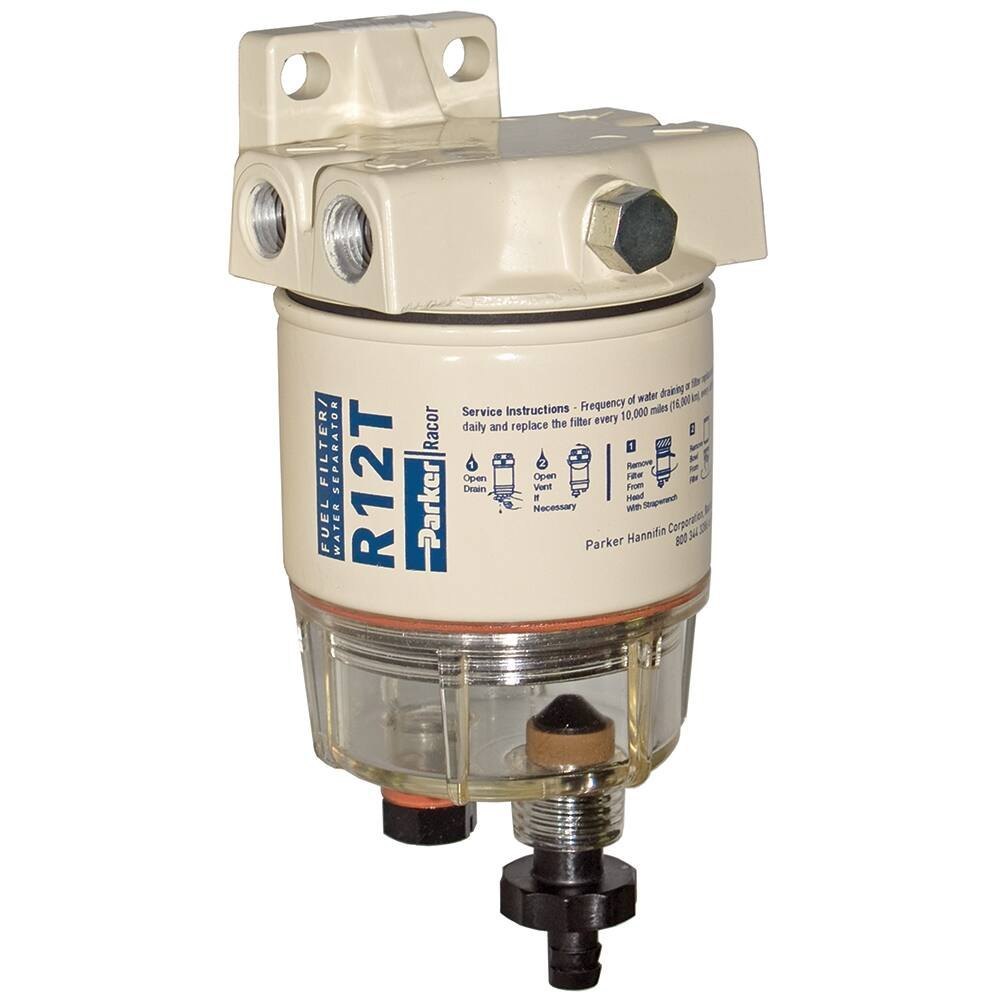 Diesel Parker Racor R12T Water Fuel Filter Separator, For Boom Lift, Diameter: 11.0 cm