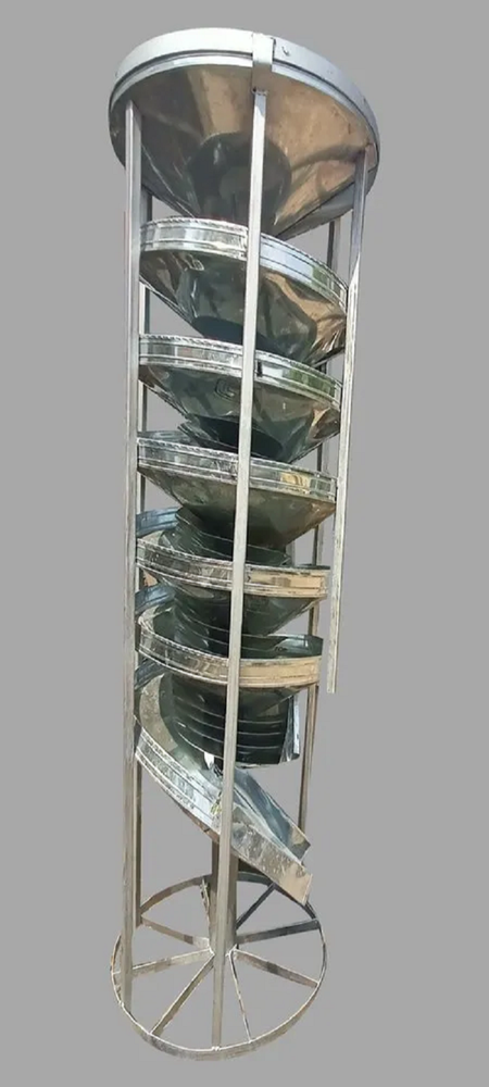 Mild Steel Spiral Separator, Capacity: 10 kg Per Hour