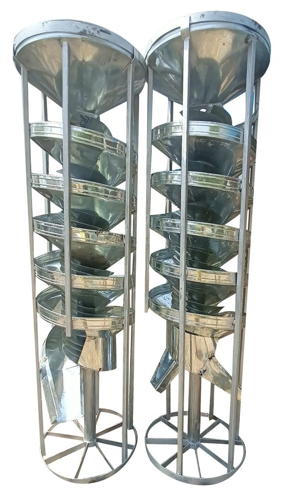 Round Mild Steel Spiral Separator