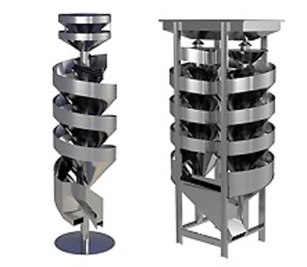 Round Mild Steel Spiral Separator