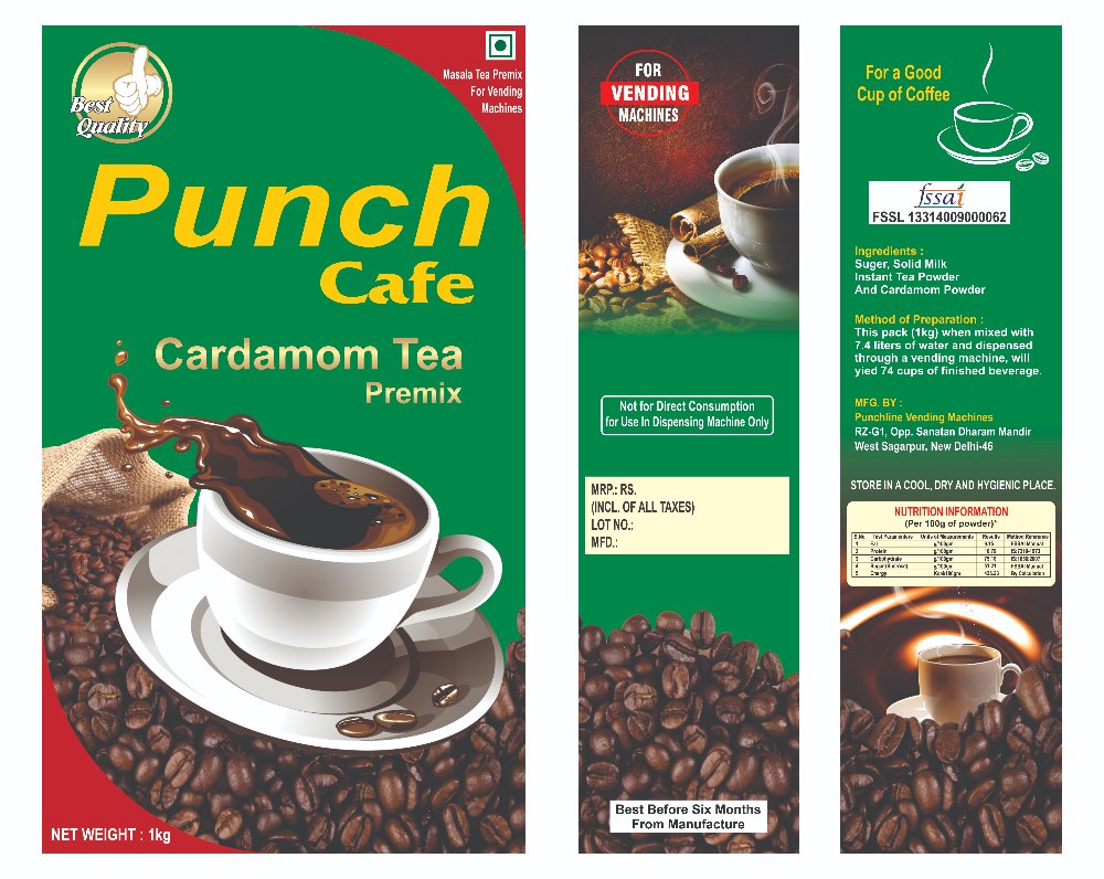 Punch Cafe Punchline Premium Sugarless/diet Tea Premix, Packaging Size: 1 Kg