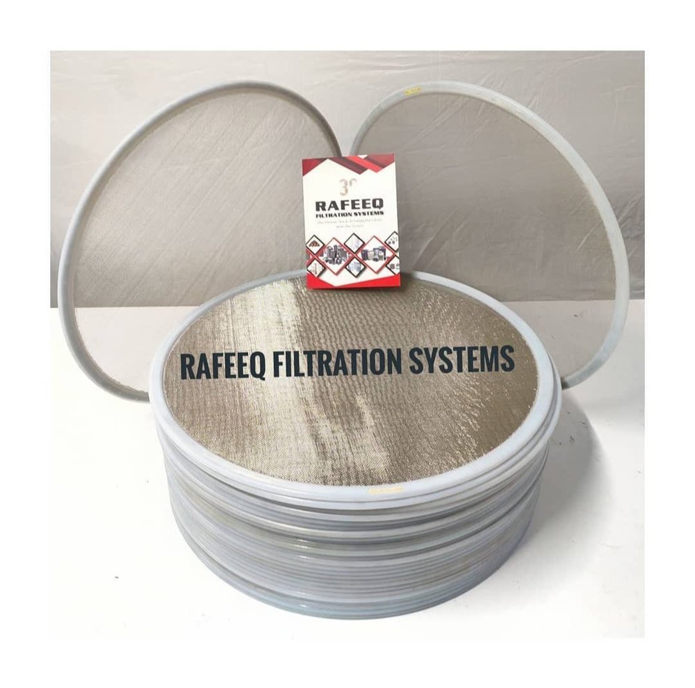 Stainleess Steel Silicon Moulded Vibro Sifter Sieve, Round