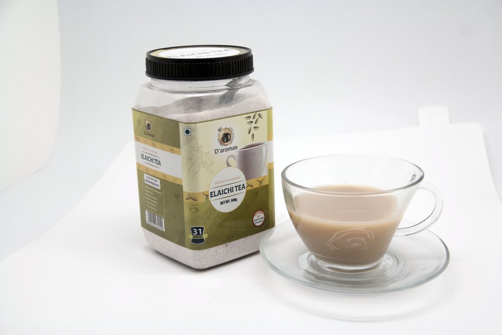 D\'aromas Cardamom Tea Premix, 500gm, Packaging Type: Jar