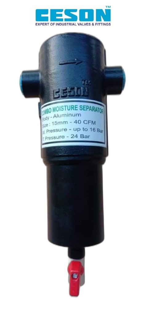 Round Aluminium Combo Moisture Separators, Capacity: 100, Model Name/Number: Cescombo
