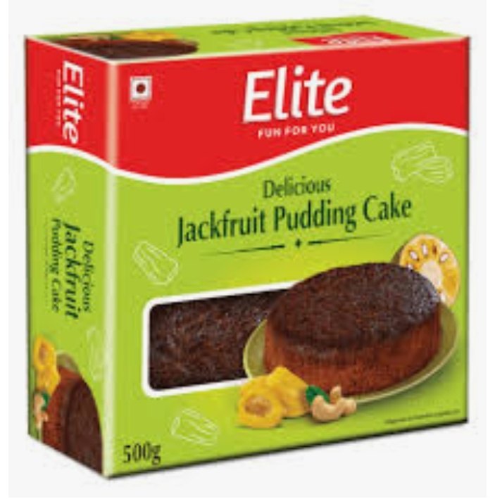 Round Elite Jackfruit Pudding Cake 500 Gm For Evening Snacks, Packaging Type: Box