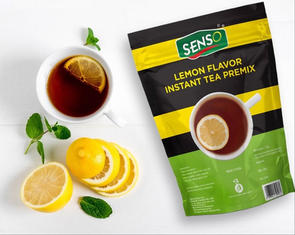 Senso Instant Lemon Tea Premix, Packaging Size: 1 Kg
