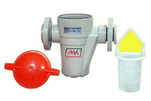 Pp(poly Propylene) MK PP BASKET STRAINER, Capacity: 2000, Size/Dimension: 15mm To 250mm