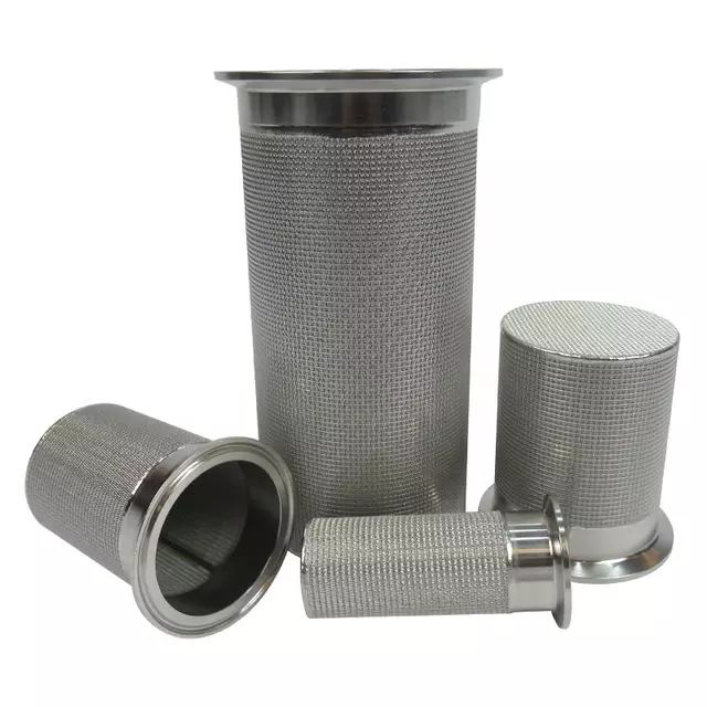 Micro Fine Round Wire Mesh Filter Cartridge For Industrial