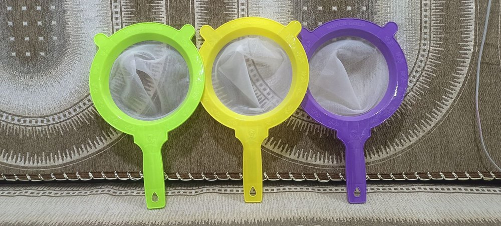 Yellow Green Purple Round Plastic water strainers